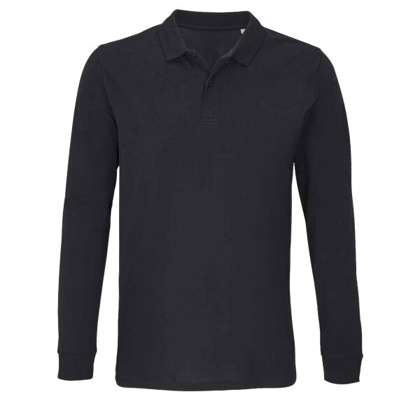 SOL'S Unisex Planet Long Sleeve Piqué Polo Shirt Thumbnail