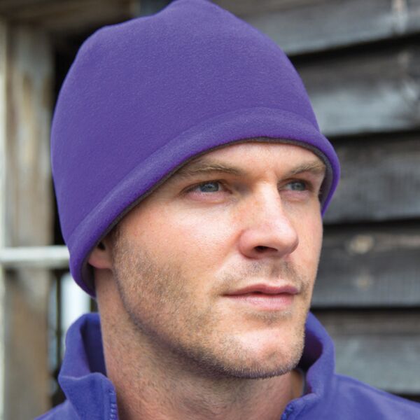 Result Reversible Fleece Skull Hat Thumbnail