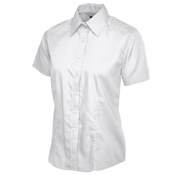 Ladies Poplin Half Sleeve Shirt Thumbnail