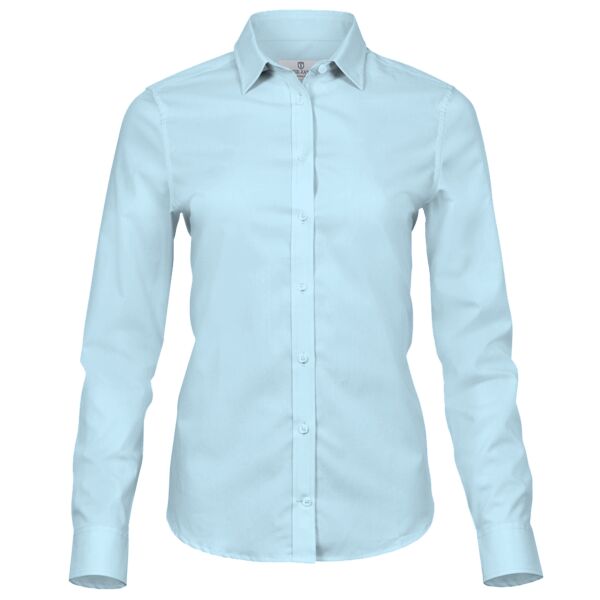 Tee Jays Ladies Stretch Luxury Long Sleeve Poplin Shirt Thumbnail